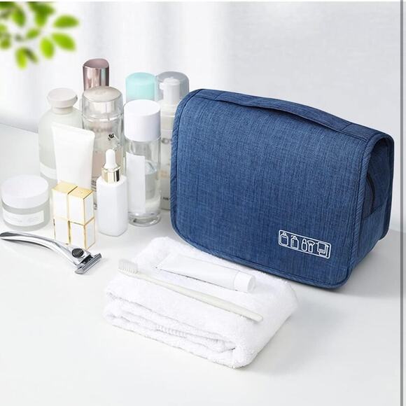 Travel Toiletry Bag Hanging Toiletry Bag Water-Resistant， Makeup Cosmetic Bag - Picture 3 of 9